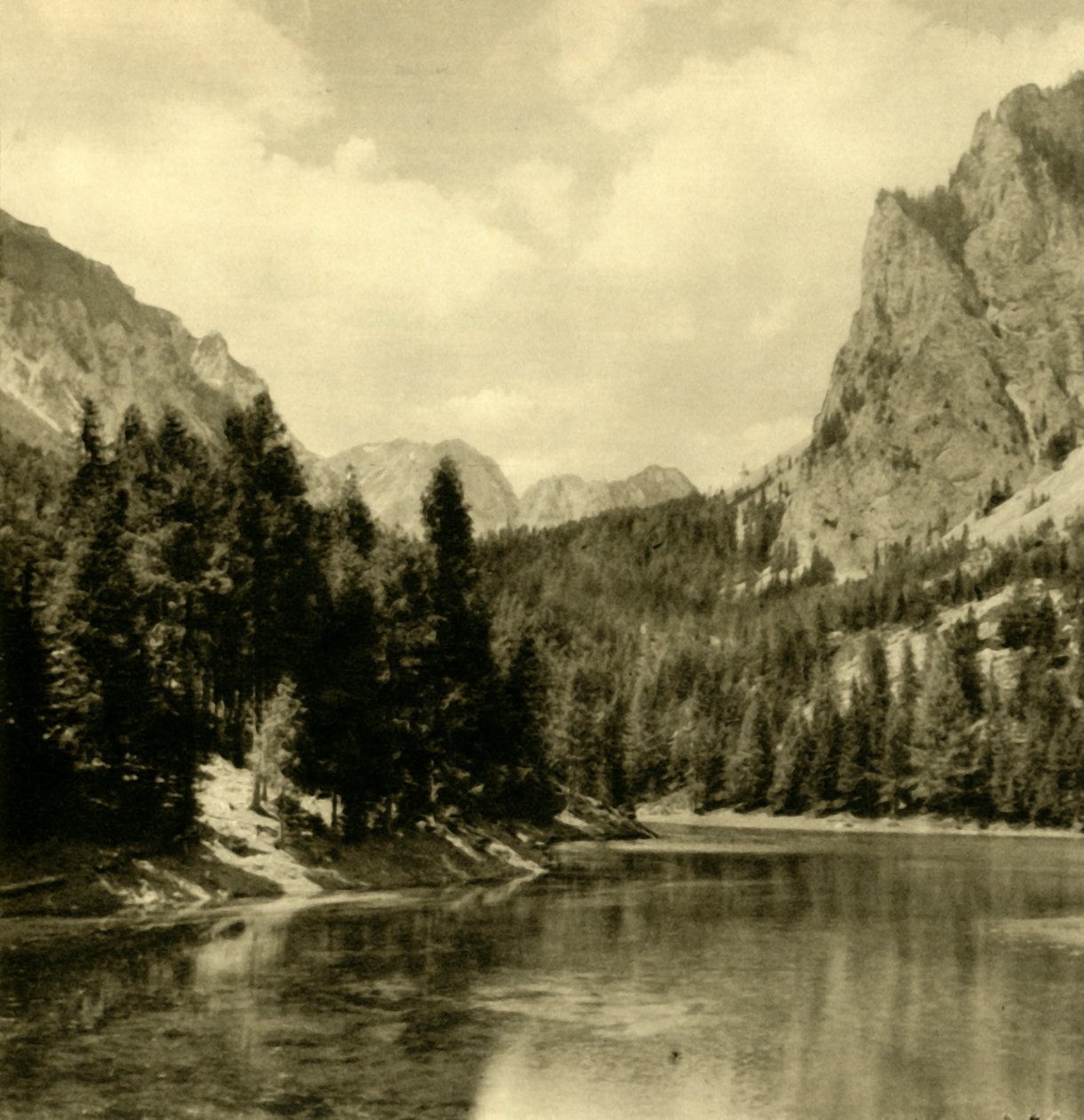 The Grüner See, Steiermark, Itävalta, 1935. tekijältä Unbekannt