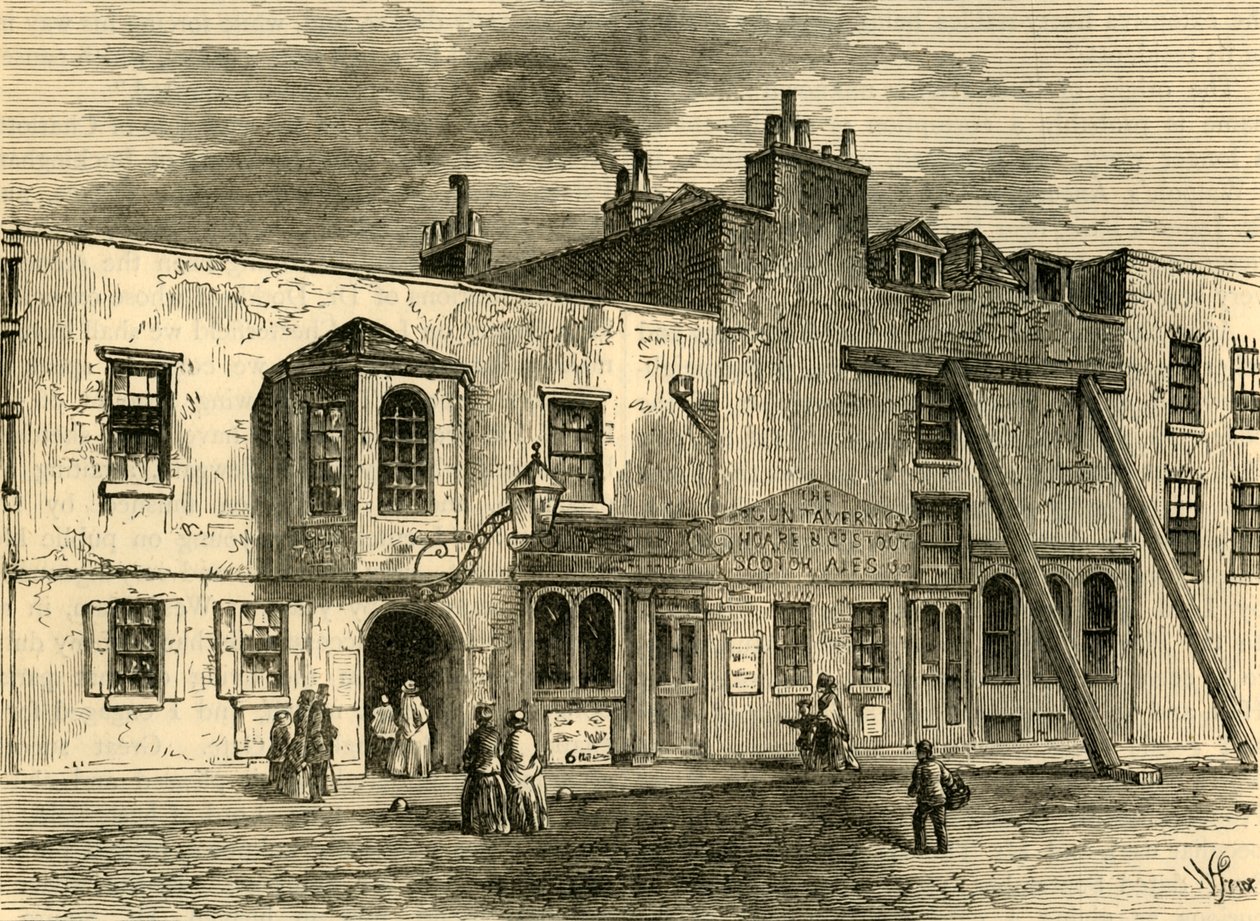 Gun Tavern, 1820, c1876. tekijältä Unbekannt