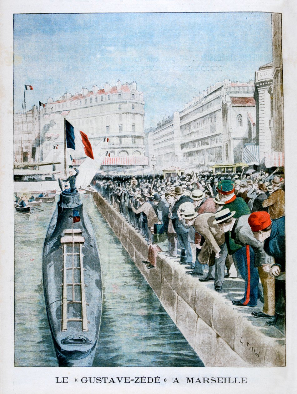 Gustave-Zede saapuu Marseilleen vuonna 1901 tekijältä Unbekannt