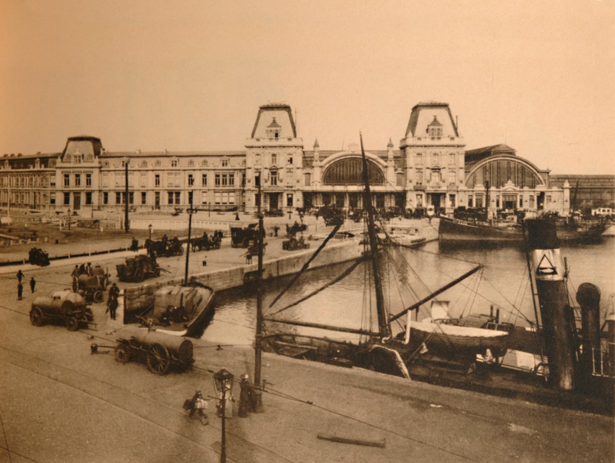 Satama-asema, vuodelta 1928 tekijältä Unbekannt