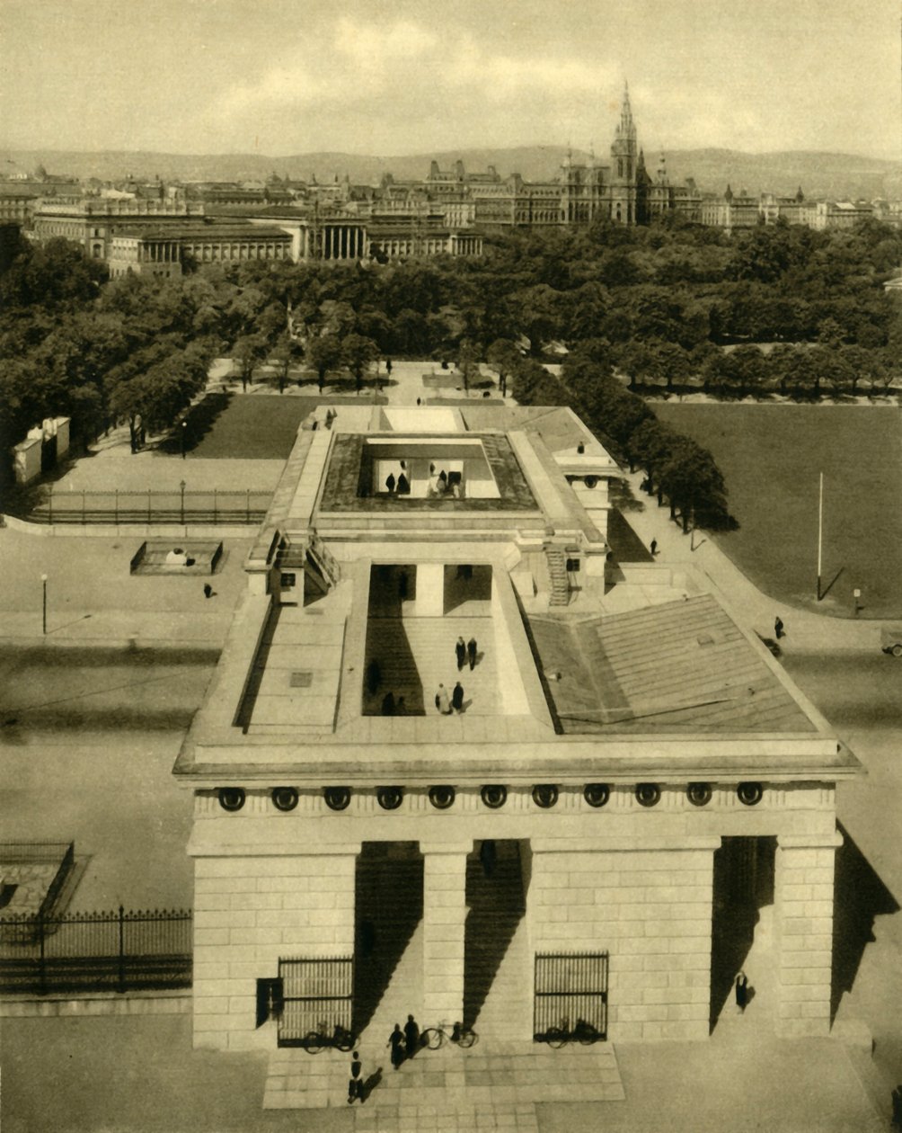Sankarien muistomerkki, Wien, Itävalta, 1935. tekijältä Unbekannt