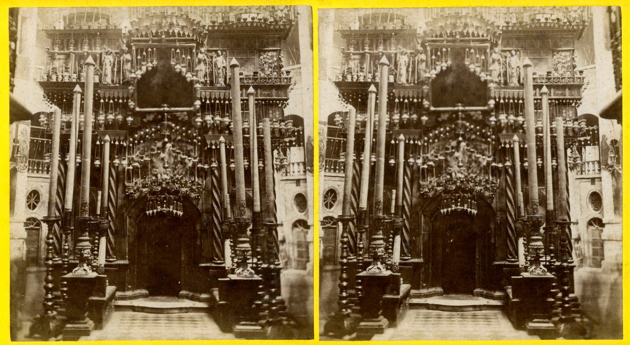 Pyhä hauta, Jerusalem, Palestiina, 1900-luku tekijältä Unbekannt