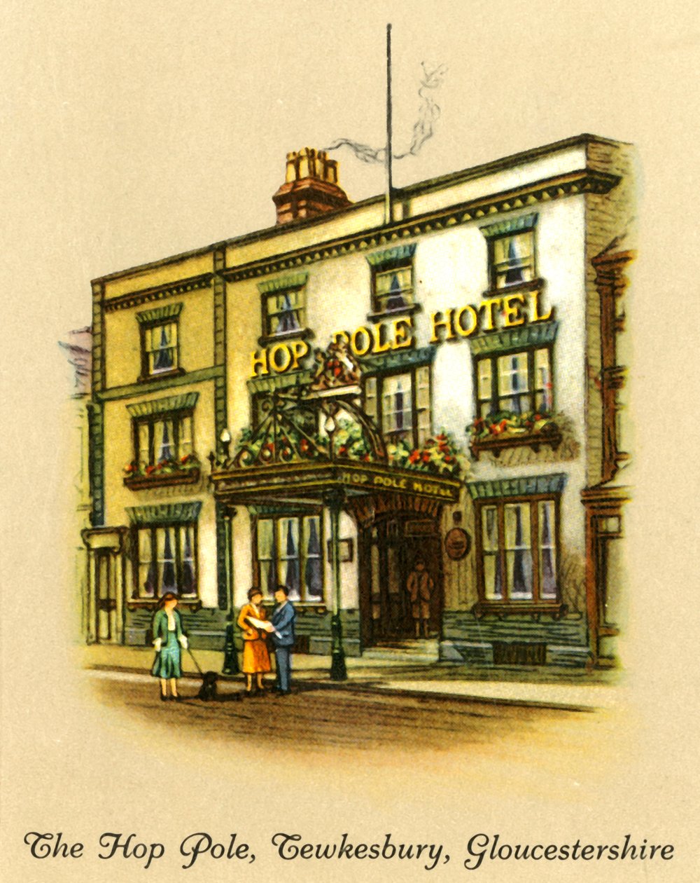 The Hop Pole, Tewkesbury, Gloucestershire, 1936. tekijältä Unbekannt