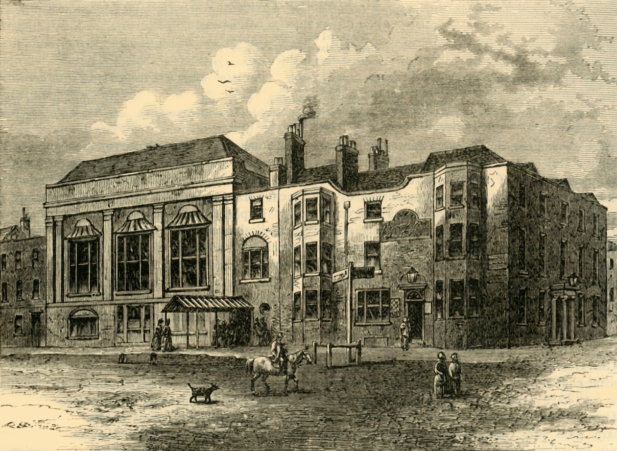 The Horns Tavern, Kennington, vuonna 1820, n. 1878. tekijältä Unbekannt