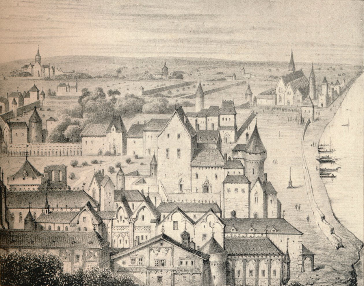 Hotel St Paul 1300-luvulla, 1915 tekijältä Unbekannt