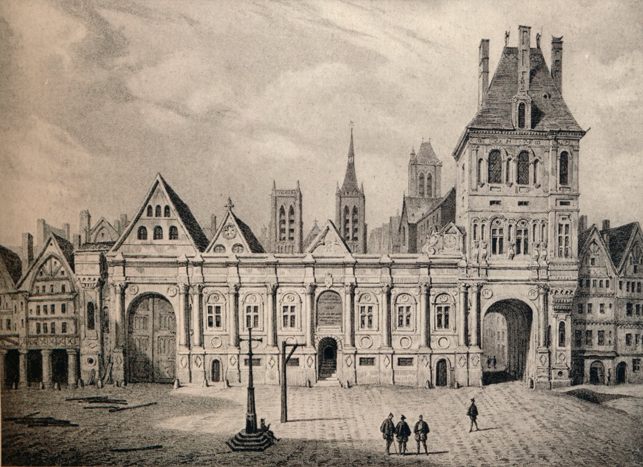 Hotel de Ville vuonna 1583, 1915 tekijältä Unbekannt