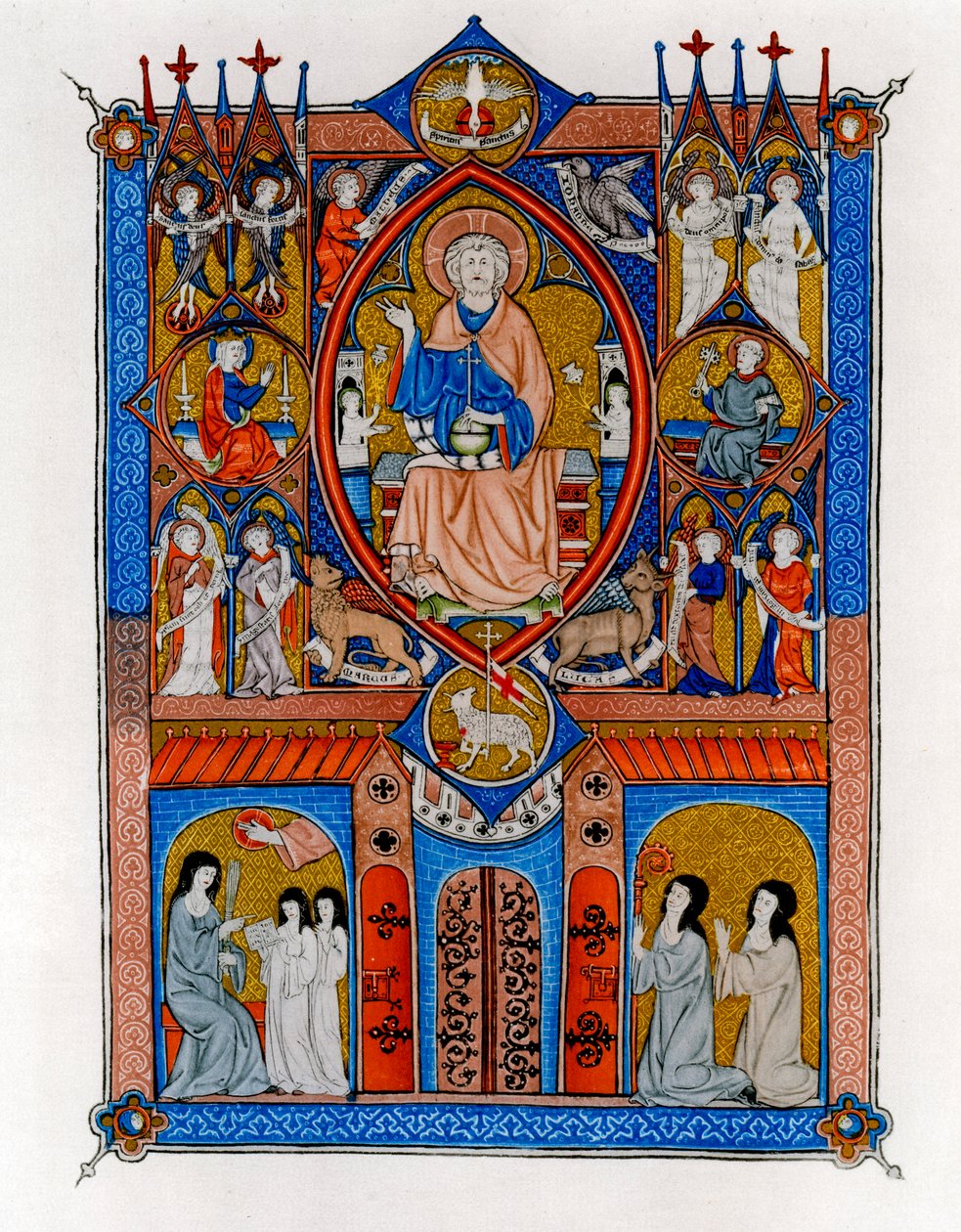 Sainte Abbayen ihanteellinen tila, c1300 tekijältä Unbekannt