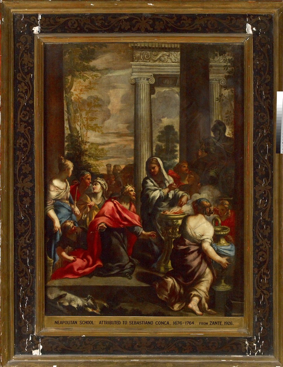 La idolatria de Salomó, c1675-1695 finlandès tekijältä Unbekannt