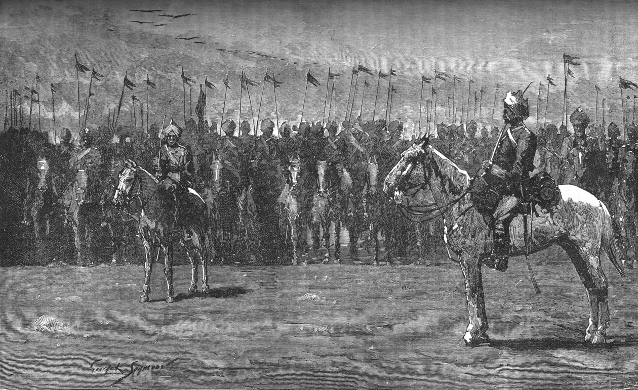 Intian joukko - Kolmastoista Bengal Lancers, 1882 tekijältä Unbekannt