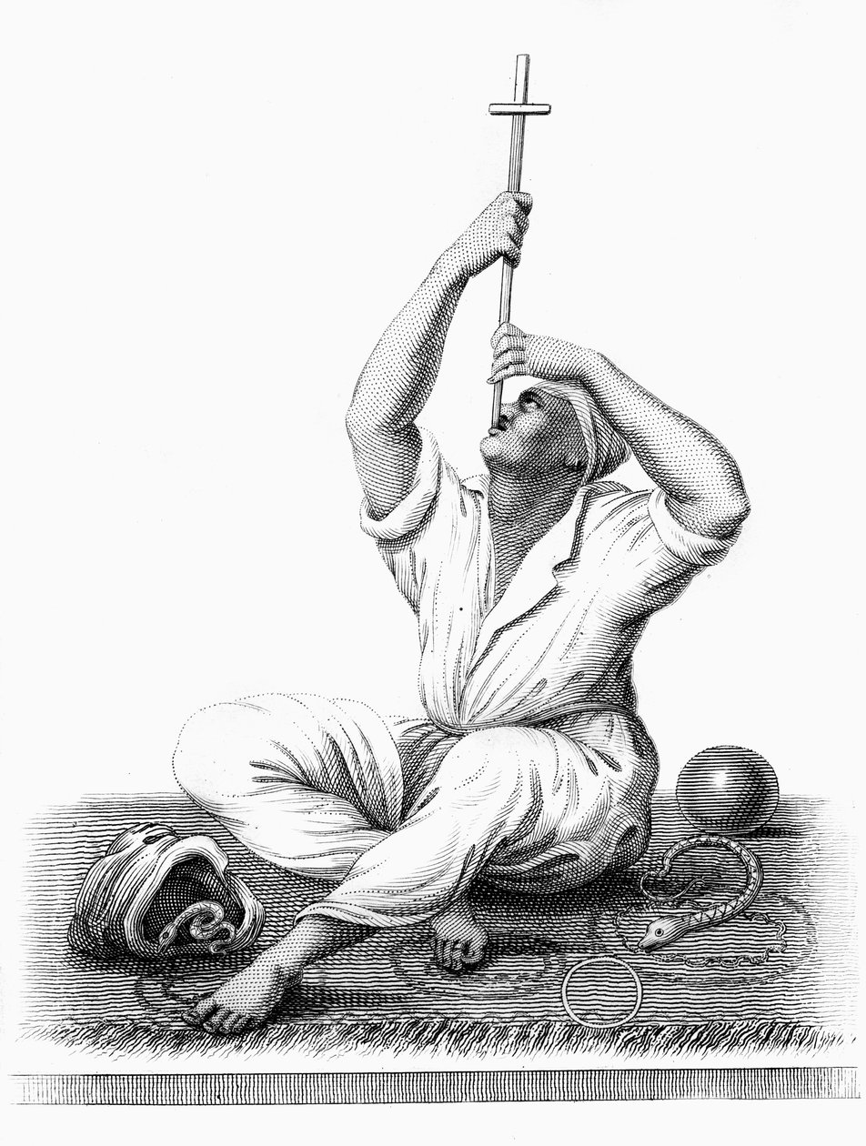 Intian jonglööri, 1818 tekijältä Unbekannt