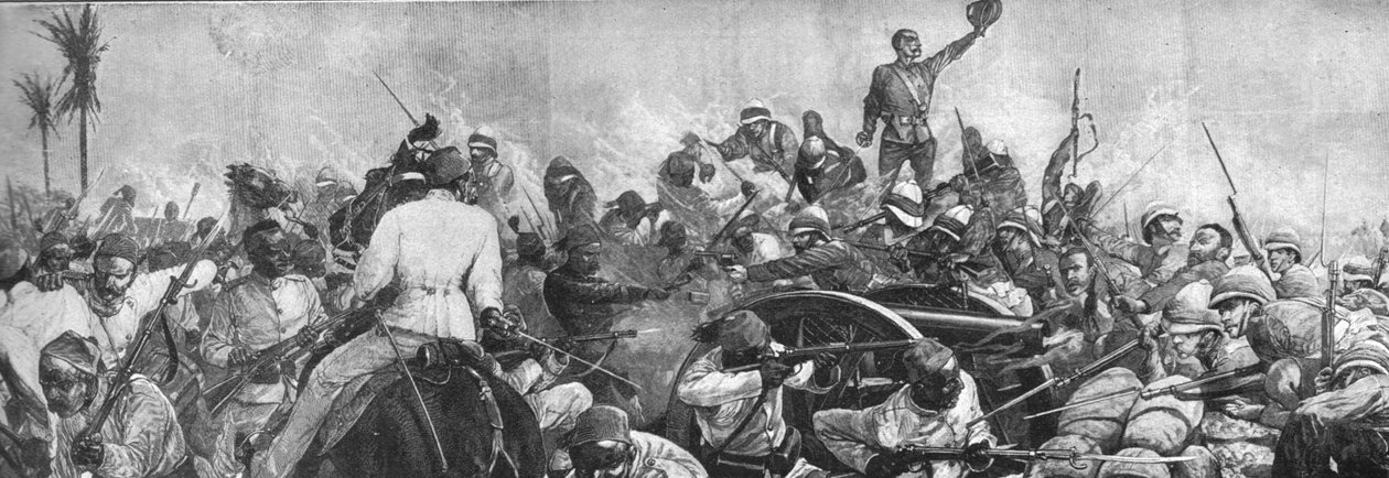 Arabi Pashan johtama kapina, 1882: Tel-El-Kebirin taistelu, 13. syyskuuta 1901. tekijältä Unbekannt