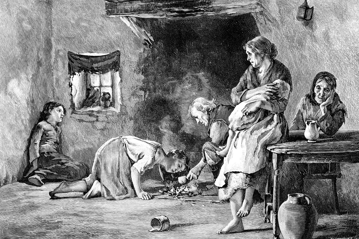 Irlannin nälänhätä, 1845-1849, 1900 tekijältä Unbekannt