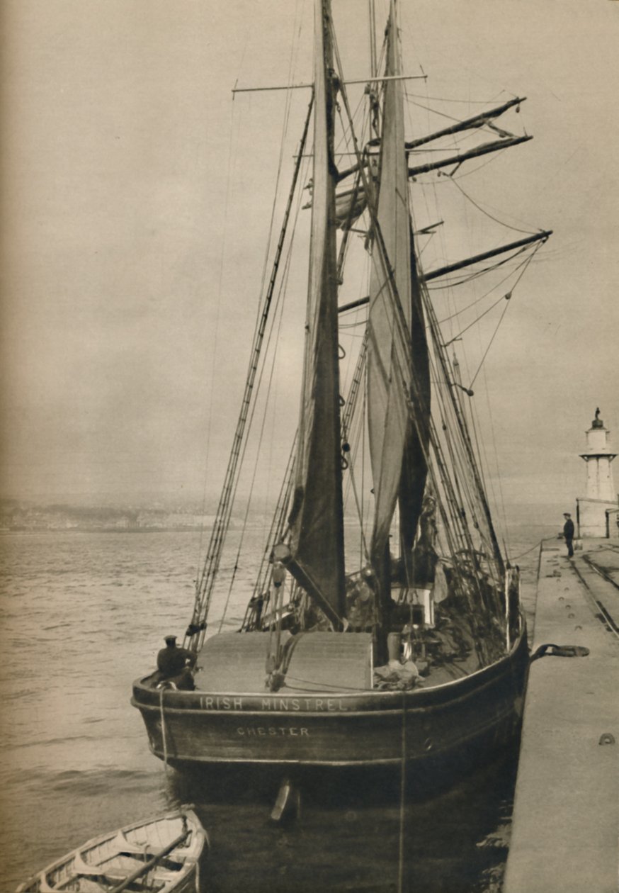 Irish Minstrel, puinen kolmimastoinen kuunari, 1937 tekijältä Unbekannt