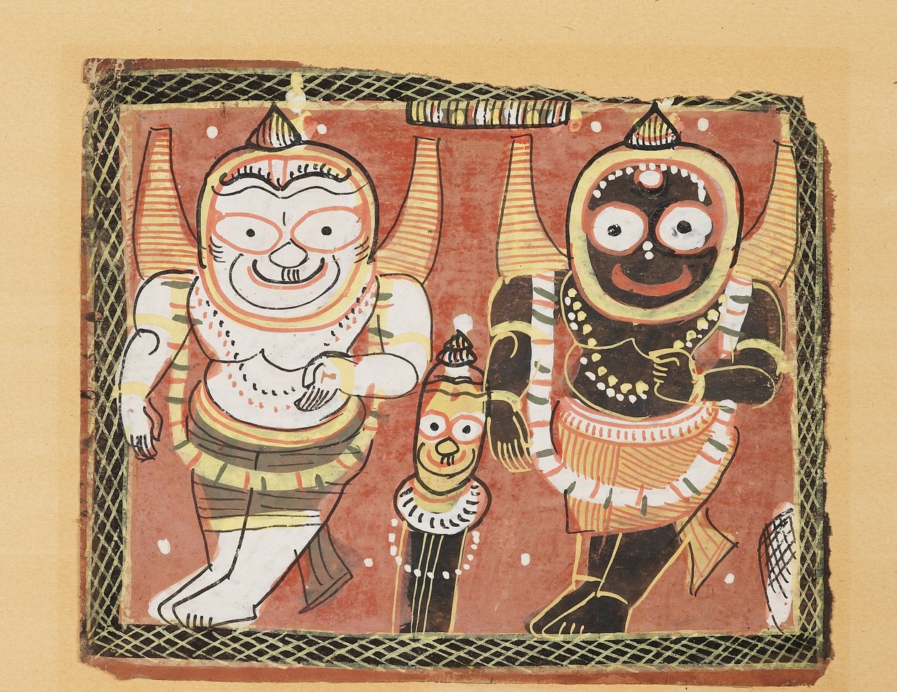 Jagannatha-trio, 1800-luku tekijältä Unbekannt