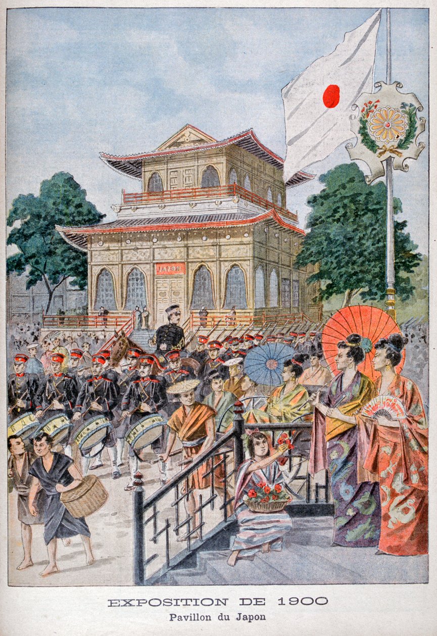 Japanilainen paviljonki vuoden 1900 yleisnäyttelyssä Pariisissa 1900 tekijältä Unbekannt
