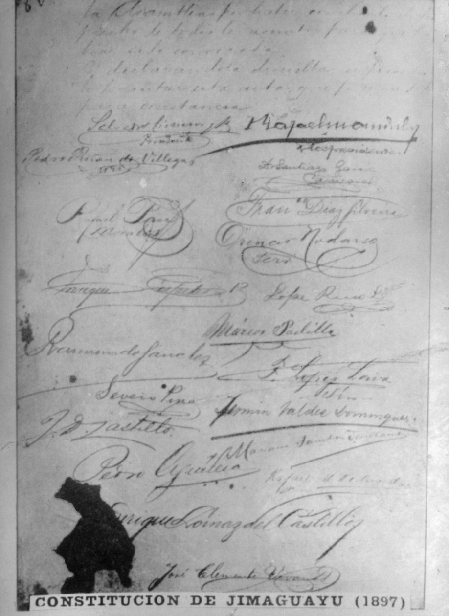 Jimaguayun perustuslaki, 1895, 1920-luku tekijältä Unbekannt