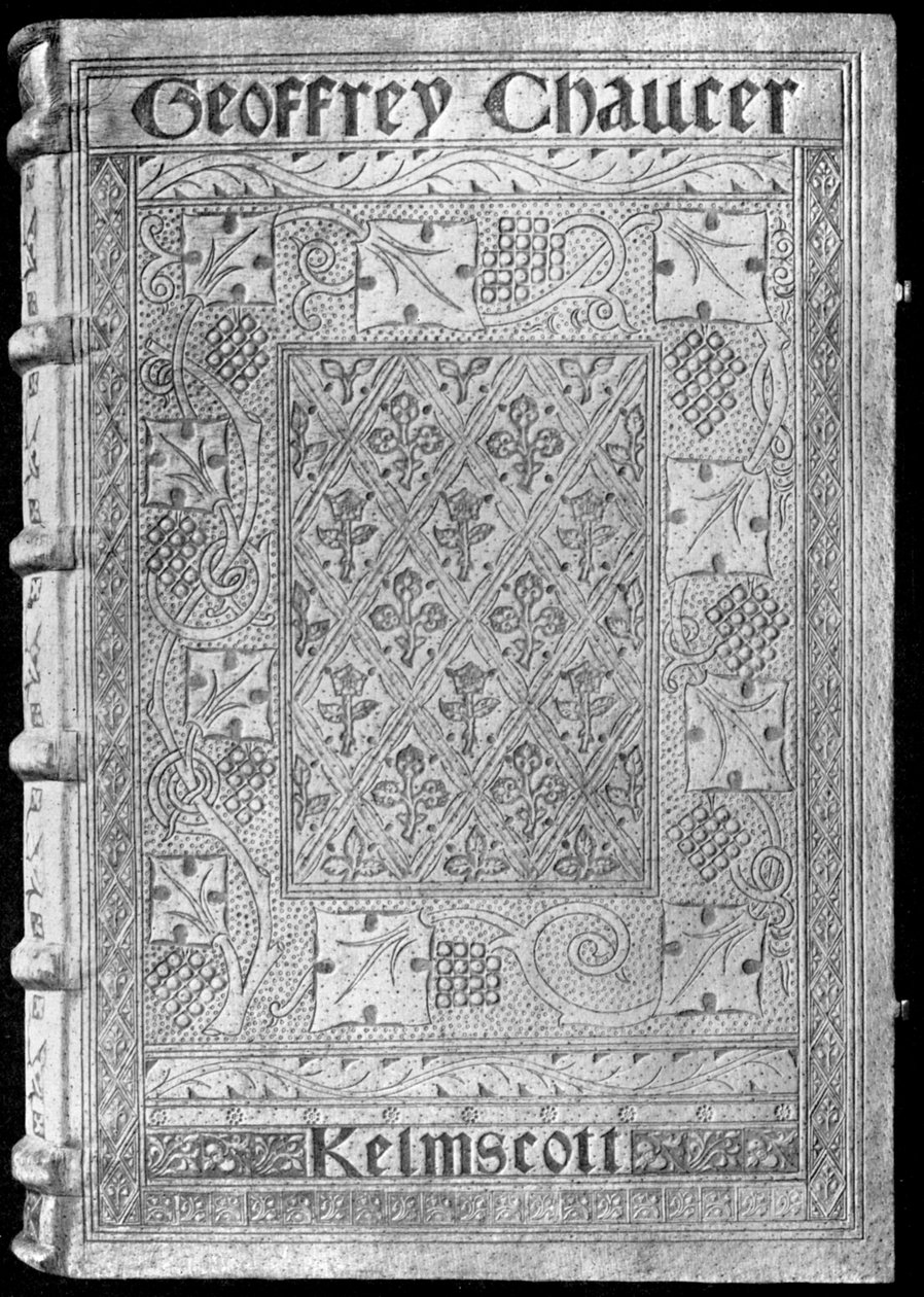 Kelmscott Chaucer, William Morrisin erikoissidonta, 1896 1901 tekijältä Unbekannt