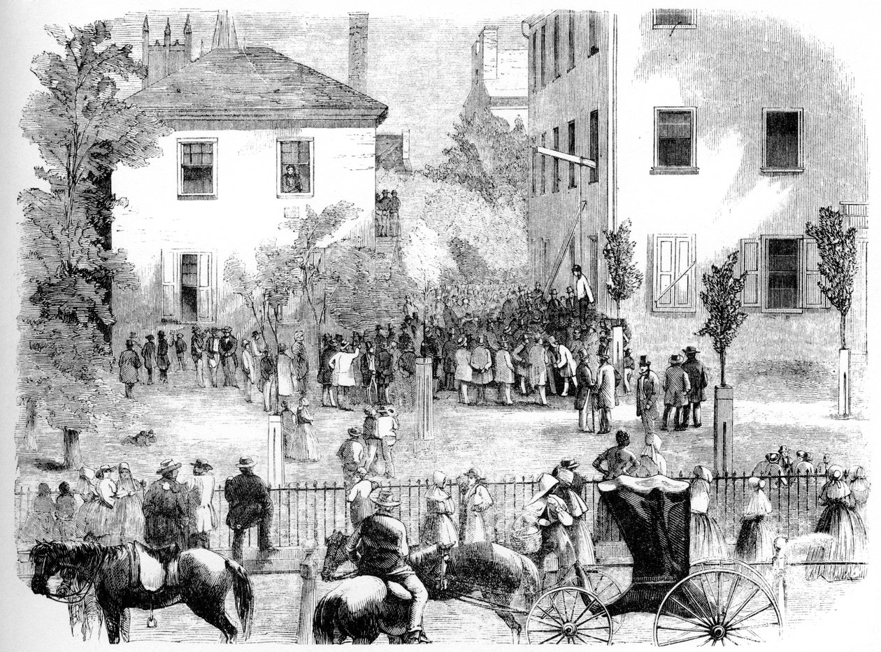 Kentucky Lynching, c1860 tekijältä Unbekannt