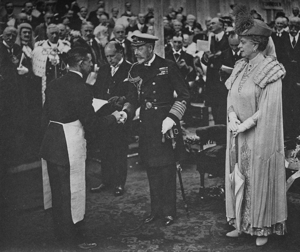 Kuningas ja vapaamuurari 23. toukokuuta 1925, 1928 tekijältä Unbekannt