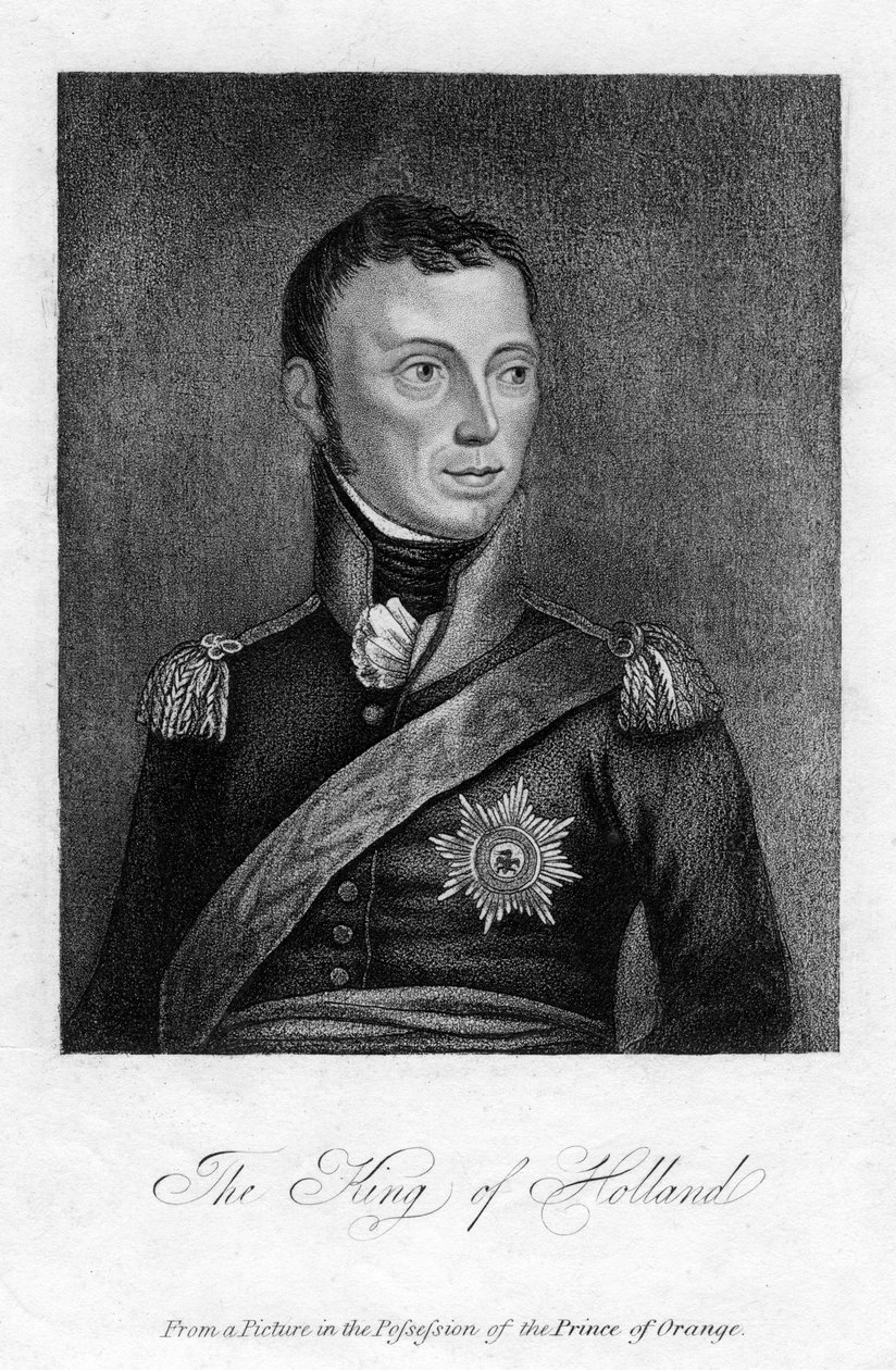 Hollannin kuningas, 1800-luku tekijältä Unbekannt