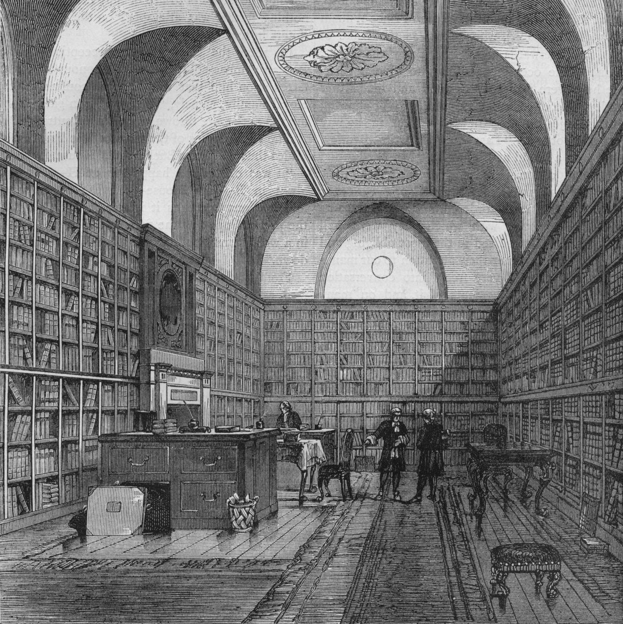 Kings Library, Buckingham House, Westminster, Lontoo, 1775 1878 tekijältä Unbekannt