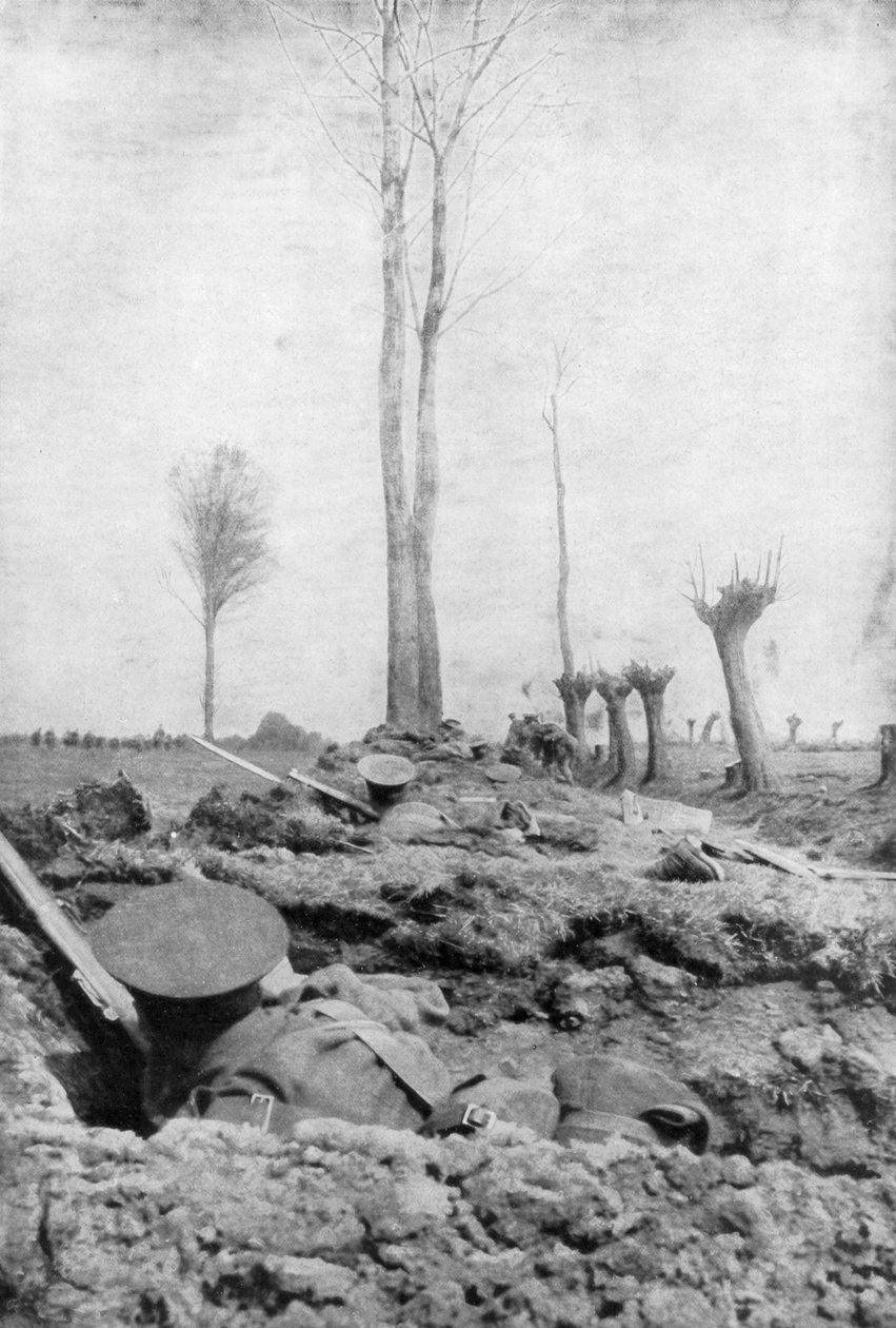 Kuninkaiden rykmentti Liverpool, toinen Ypresin taistelu, Belgia, 22. huhtikuuta - 25. toukokuuta 1915 tekijältä Unbekannt