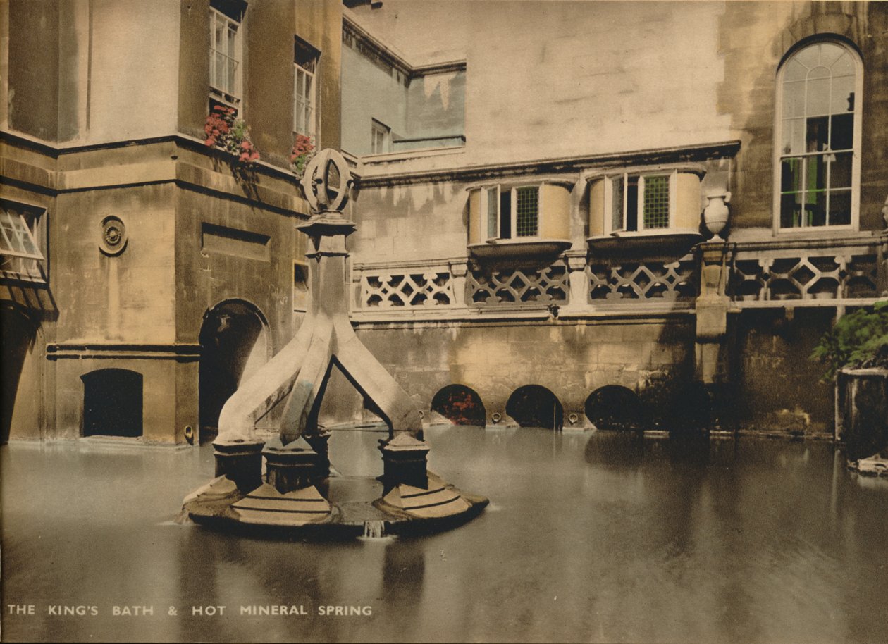 The Kingss Bath & Hot Mineral Spring, Bath, Somerset, n. 1925 tekijältä Unbekannt