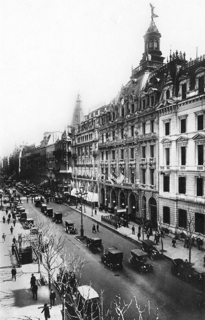 La Prensa -rakennus, Avenida de Mayo, Buenos Aires, Argentiina, 1900-luvun alku tekijältä Unbekannt