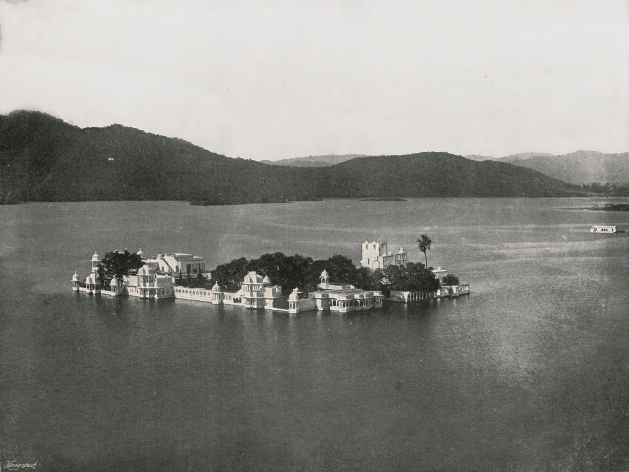Lake Palace, Udaipur, Intia, 1895. tekijältä Unbekannt