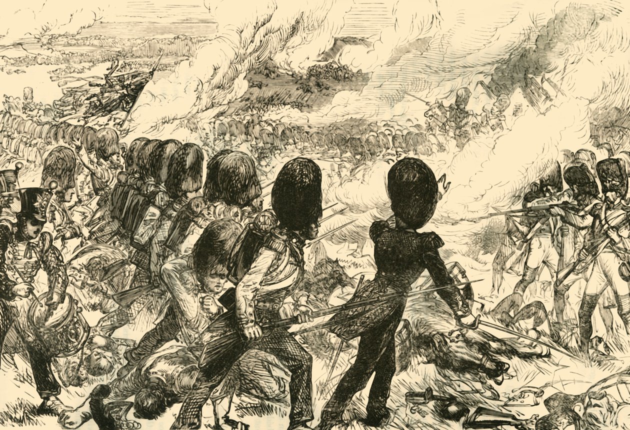 The Last Charge at Waterloo, 1815, 1890. tekijältä Unbekannt
