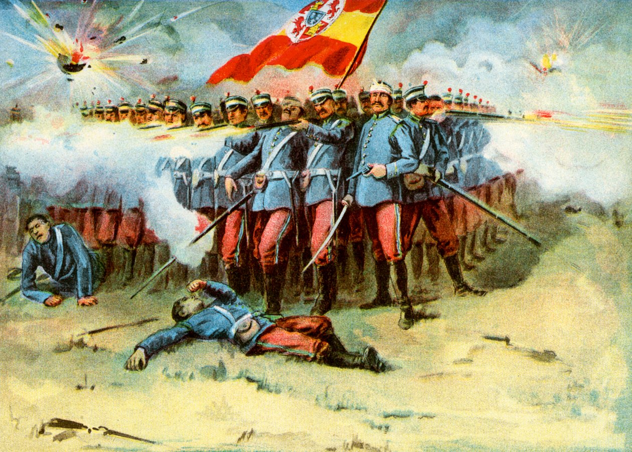 The Last Stand, Espanjan jalkaväen aukio, Espanjan ja Amerikan sota, 1898 tekijältä Unbekannt