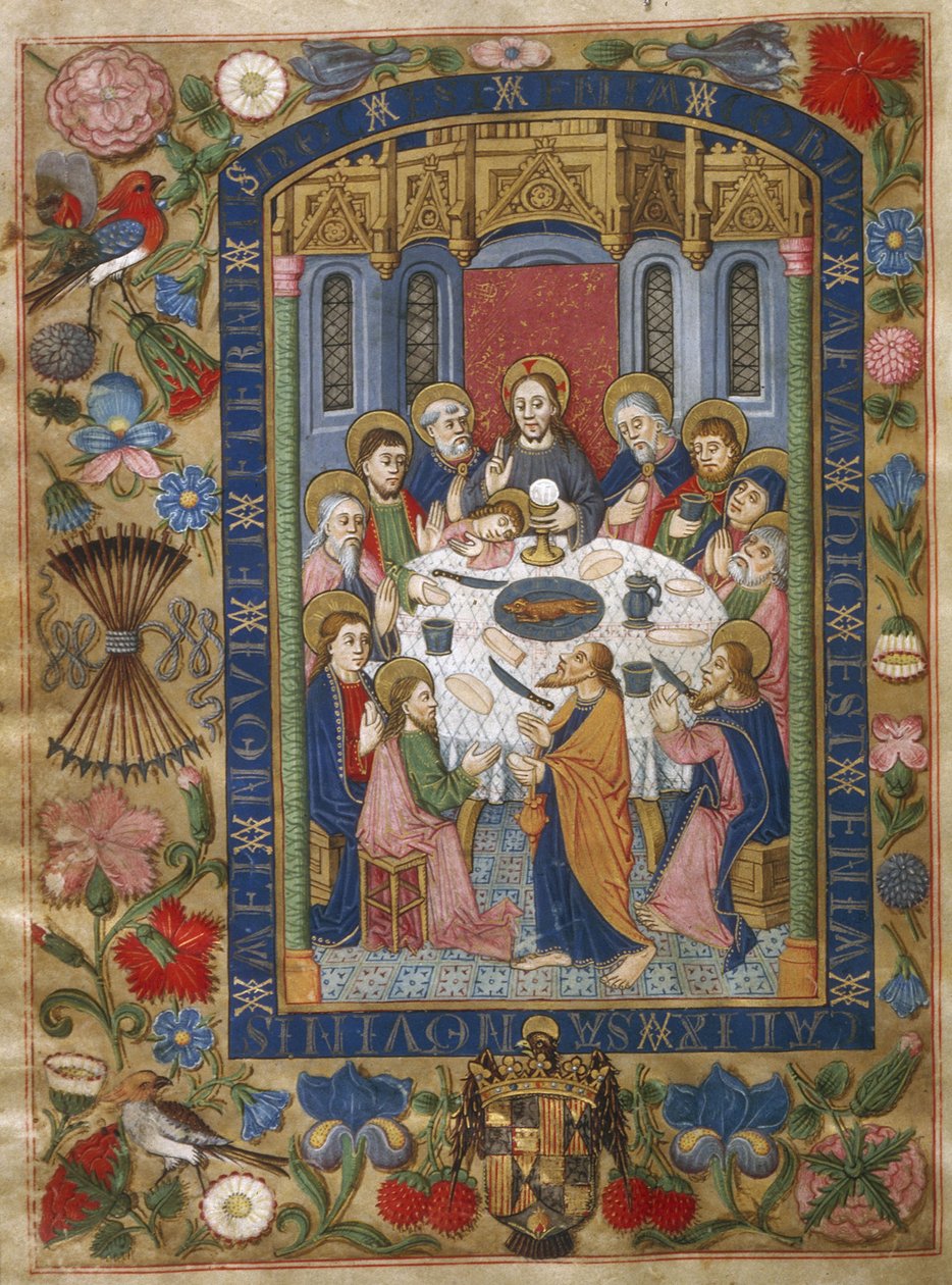 Viimeinen ehtoollinen, 1502 tekijältä Unbekannt