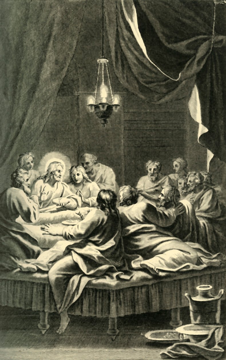 Viimeinen ehtoollinen, 1600-luku, 1908. tekijältä Unbekannt