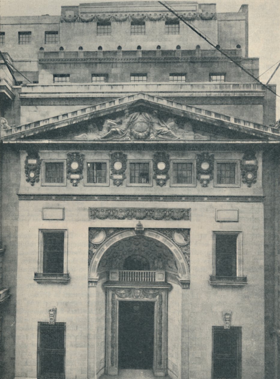 Lloydsin Leadenhall Streetin sisäänkäynti, 1936 tekijältä Unbekannt