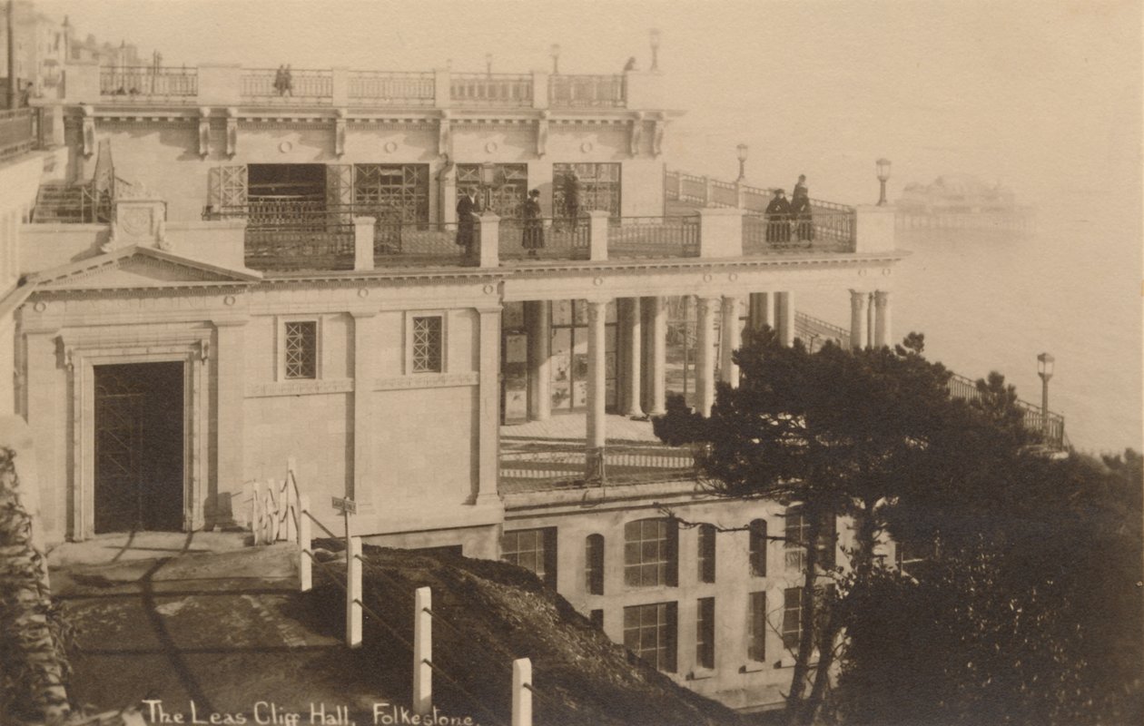 Leas Cliff Hall, Folkestone, 1800-luvun loppu - 1900-luvun alku tekijältä Unbekannt