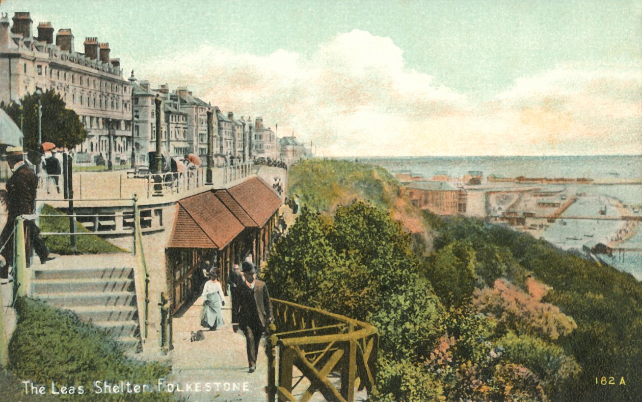 Leas Shelter, Folkestone, 1900-luku. tekijältä Unbekannt