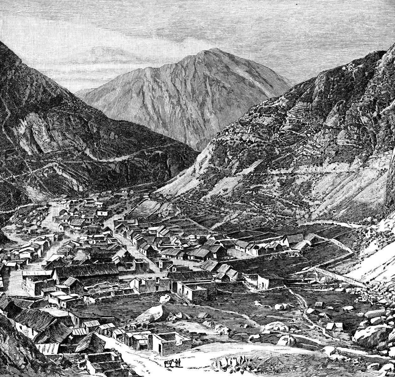 Lima-Oroya-rautatie, Peru, 1895 tekijältä Unbekannt