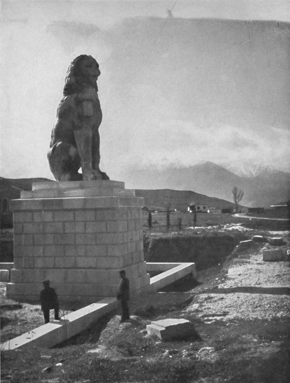 Chaeronean leijona, Akropolis ja Parnassus-vuori, 1913 tekijältä Unbekannt