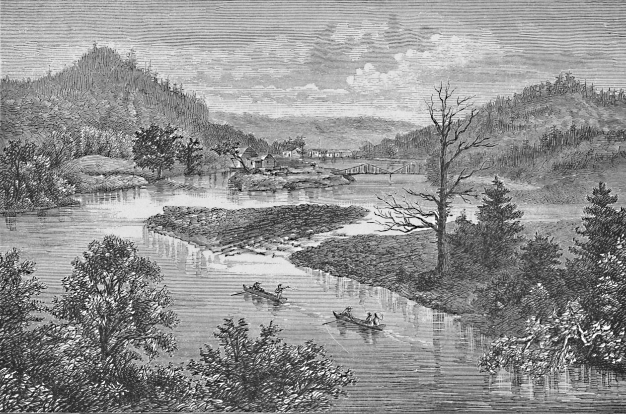 Pikku Juniata - Tyrone kaukana, 1883 tekijältä Unbekannt