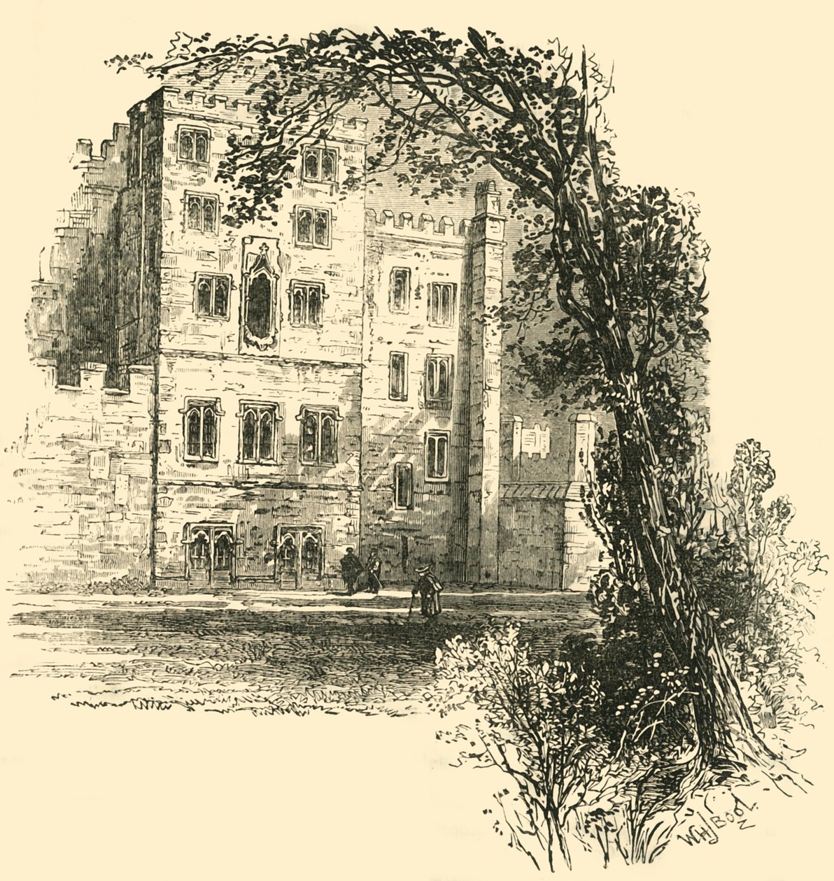 Lollards Tower, Lambeth Palace, 1878. tekijältä Unbekannt