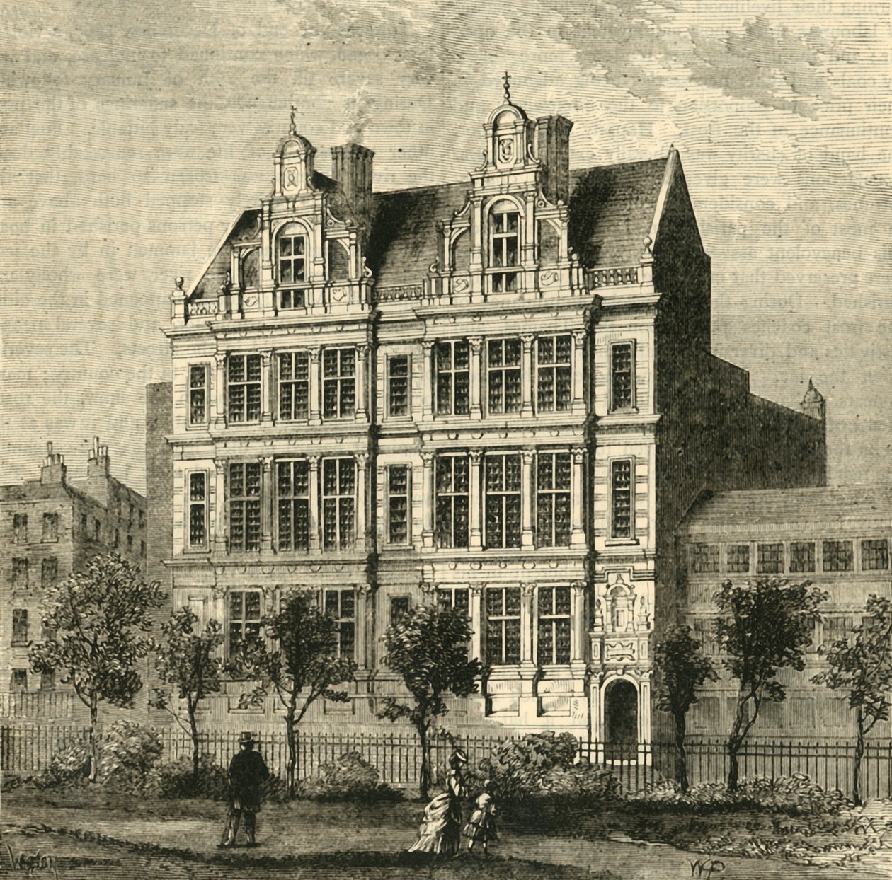 Lontoon koululautakunnan toimistot, 1881. tekijältä Unbekannt