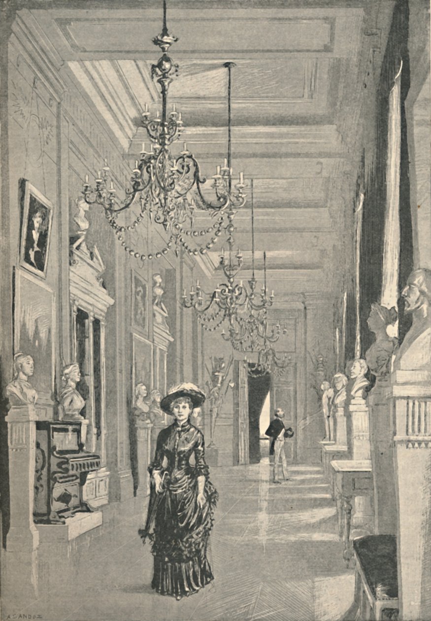 The Long Gallery, Oopperamuseo, 1886 tekijältä Unbekannt