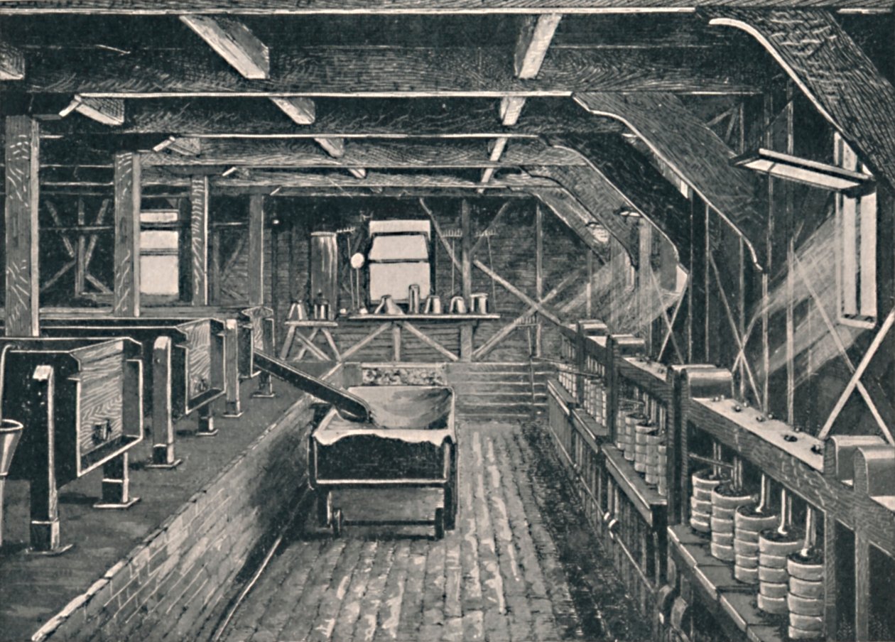 Longfordin juustotehdas, Derbyshire, 1881, 1904 tekijältä Unbekannt