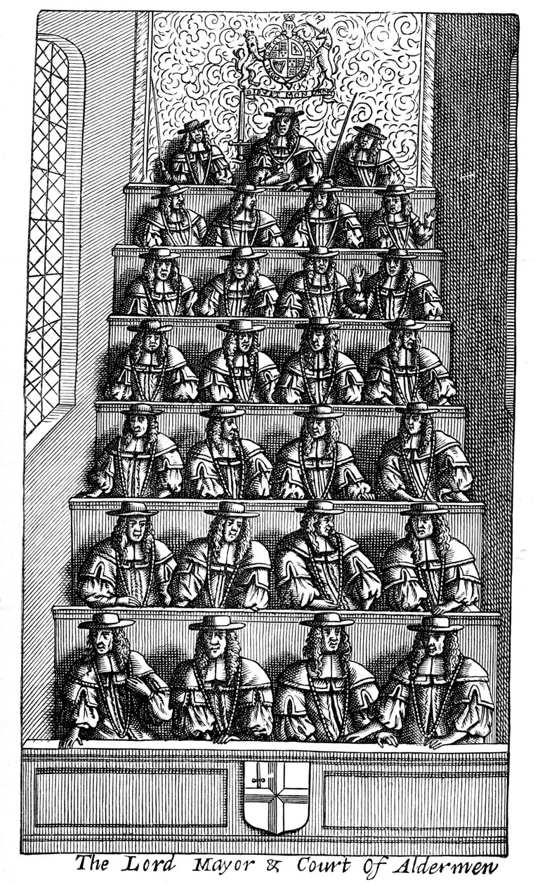 Lord Mayor ja Court of Aldermen, Lontoo, 1681 1894 tekijältä Unbekannt