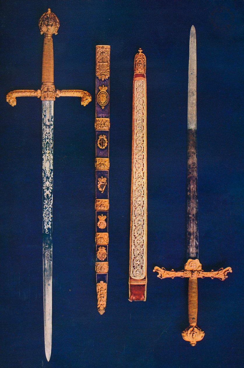 Lord Mayors Sword of State ja Pearl Sword, 1916 tekijältä Unbekannt