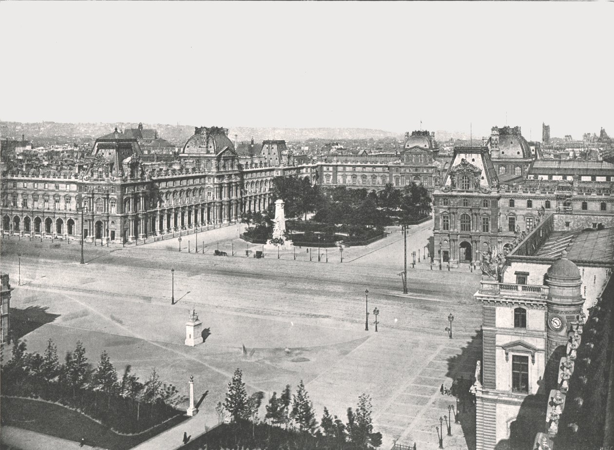 Louvre, Pariisi, Ranska, 1895. tekijältä Unbekannt