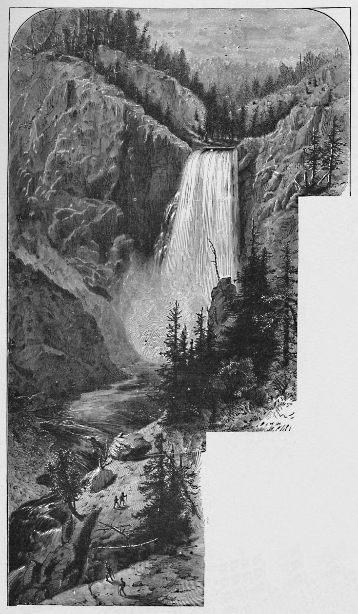 The Lower Falls, 1883 tekijältä Unbekannt