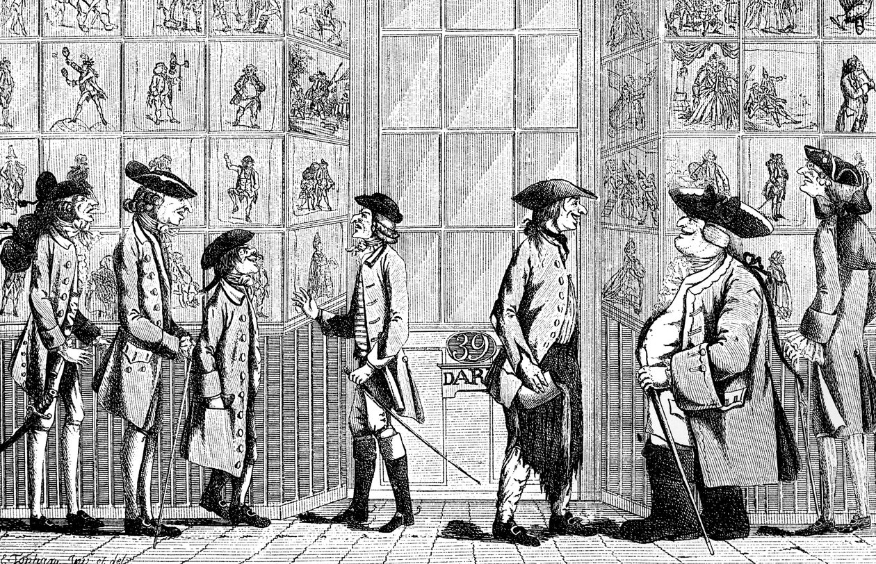 Makaronipaino, 1772 tekijältä Unbekannt