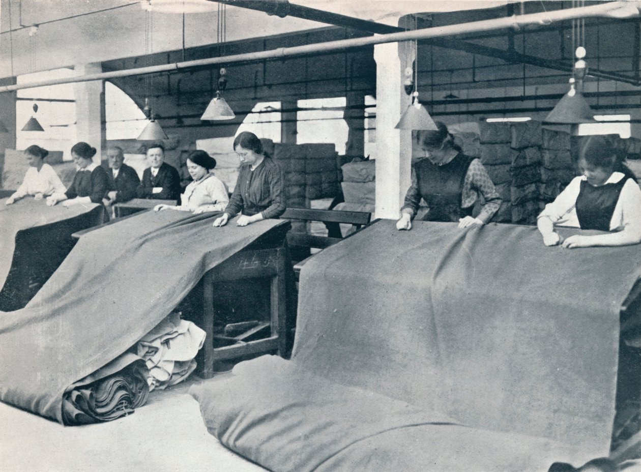 Khakin valmistus: valmiin kankaan tutkiminen, 1914. tekijältä Unbekannt
