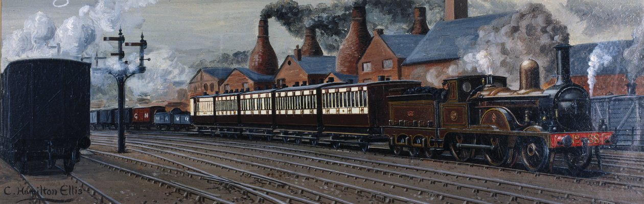 Manchester Express lähellä Stoke-on-Trentiä tekijältä Unbekannt